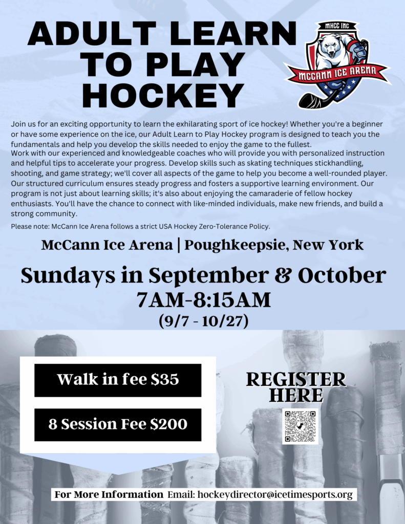 Adult Learn to Play Hockey